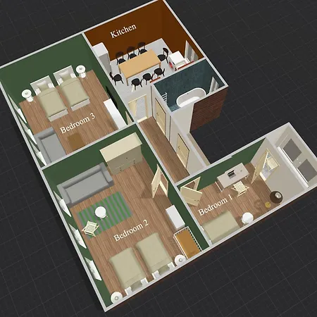 Big With Parking, 30 Min To Duesseldorf Apartmán
